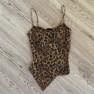 Sexy Cache Vintage Leopard Top
